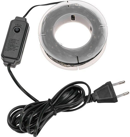 Гирлянда Neon-Night Роса 30м 300LED тепл. бел. IP20 провод зел. купить в СОМ