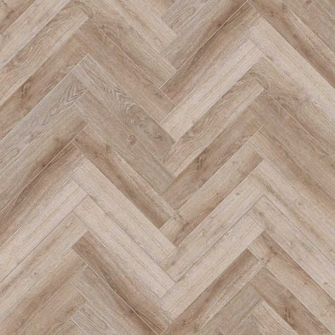 Плитка ПВХ CronaFloor Herringbone Дуб Лилль H007 128x640х 4,5 мм; 0,3 мм, 16 штук в упаковке 1,31 м2 купить в СОМ