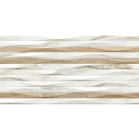 Плитка настенная Alma Ceramica Euphoria   глянец  рельеф, 249х500х8 мм, 9 шт. = 1,1205 кв, м TWU2550EPH14 купить в СОМ