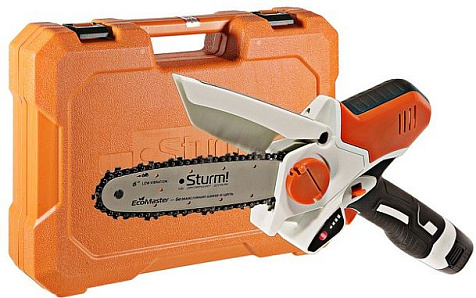 Пила ручная аккумуляторная STURM CSC1804, 16В, Li-ion, 2.0А/ч купить в СОМ