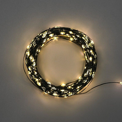 Гирлянда Neon-Night Роса 30м 300LED тепл. бел. IP20 провод зел. купить в СОМ