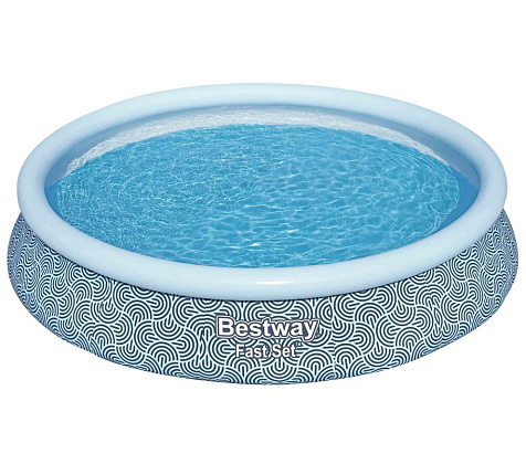Бассейн надувной Bestway 57313 457х84см+Фильтр-насос купить в СОМ