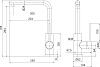 Смеситель для мойки Iddis Rule RULSTL0i05, нержавеющая сталь купить в СОМ