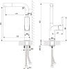 Смеситель для мойки Lemark Ursus LM7205BL, латунь, черный купить в СОМ