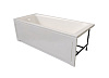 Ванна акриловая Radomir Simple Stark, 1500 х700 мм, каркас, экран купить в СОМ