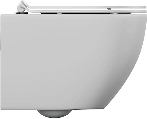 Унитаз подвесной Cersanit Brasko Vortex DPL EO slim, безободковый, торнадо, дюропласт, микролифт купить в СОМ