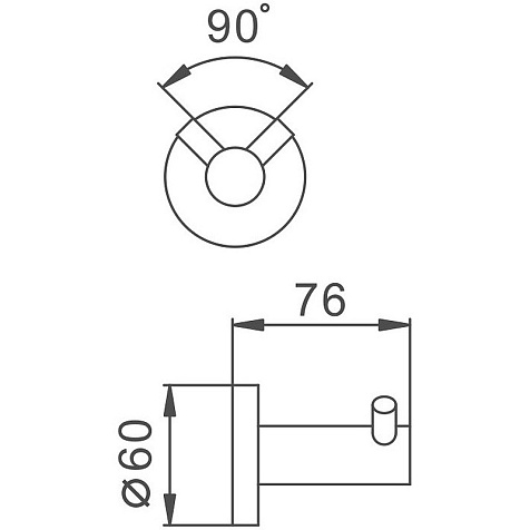Крючок Haiba HB8305-2, двойной, нержавеющая сталь купить в СОМ