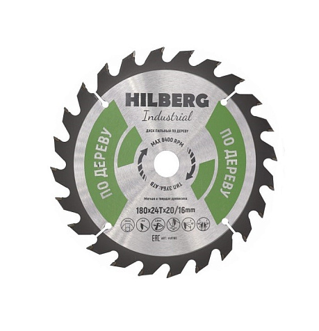 Диск пильный Hilberg Industrial, 180×20/16мм, 48T купить в СОМ