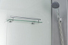 Кабина душевая Loranto CS-5180-13L F, 100 х80 х215 см, поддон 13 см, белое стекло купить в СОМ