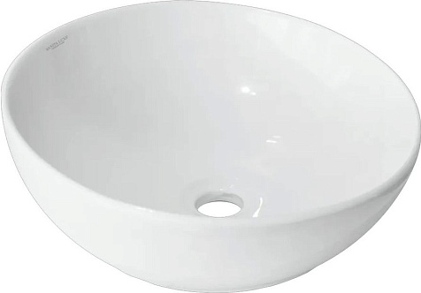 Раковина накладная Sanita Luxe Art Cut  398 х398 х160 мм, белая купить в СОМ