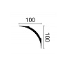 Плинтус потолочный NE4 Nomastyl NMC 100х100 купить в СОМ