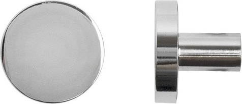 Ручка-кнопка мебельная StahlBuro AP2401 CP хром, 2шт купить в СОМ
