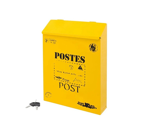 Ящик почтовый Аллюр №3010 желтый купить в СОМ