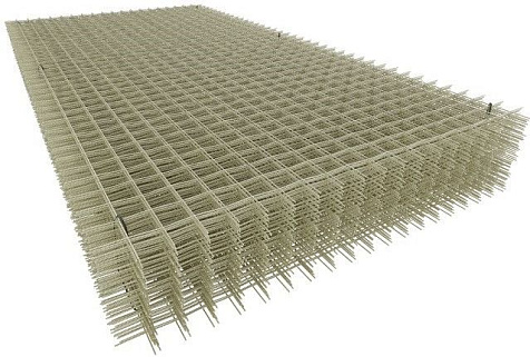 Сетка кладочная стеклопластиковая, 2000х1000 мм, 2.5 мм, ячейка 100х100 мм купить в СОМ