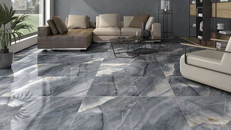 Керамогранит Global Tile Aristocrat Темно-серый, 1200х600х9 мм, 2 шт. - 1.44 кв. м. GT1206015309PR купить в СОМ
