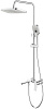 Система душевая Azario Escaro AZ-K2374GR, смеситель, тропический душ, серый графит купить в СОМ