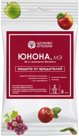 Юнона инсектицид защита от вредителей 5мл купить в СОМ