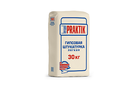 Штукатурка гипсовая Bergauf Praktik ,30 кг купить в СОМ