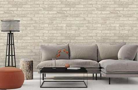 Обои виниловые на флиз.основе 1093-000 LOFT кирпич белый 1,06х10м /6 купить в СОМ