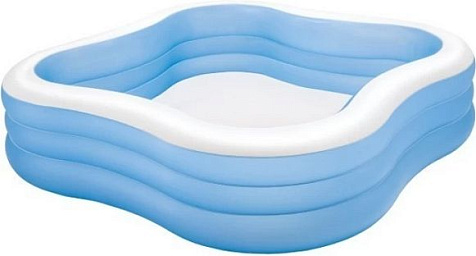 Бассейн надувной Intex 57495 229х229х56см Beach Wave Swim купить в СОМ
