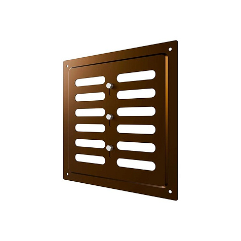 Решетка 2020MER 200x200 Metallic brown регулируемая купить в СОМ