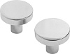 Ручка-кнопка мебельная StahlBuro AP2401 CP хром, 2шт купить в СОМ