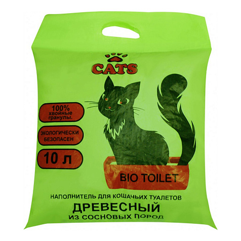 Наполнитель древесный КотЛета 10л купить в СОМ