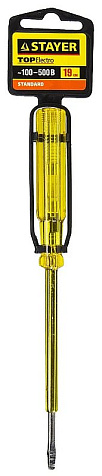 Отвертка индикаторная STAYER TOPElectro, 190мм, 100-500В купить в СОМ