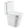 Унитаз-компакт Azario Candy AZ-1503B, безободковый, сиденье дюропласт микролифт купить в СОМ