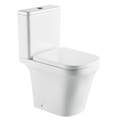 Унитаз-компакт Azario Candy AZ-1503B, безободковый, сиденье дюропласт микролифт купить в СОМ