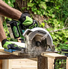 Пила циркулярная Greenworks GD24CSCUB, 24В, Li-ion, АКБ 1х4.0А/ч, 185х20мм, бесщеточная купить в СОМ