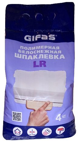 Шпатлевка полимерная GIFAS LR, 4 кг купить в СОМ
