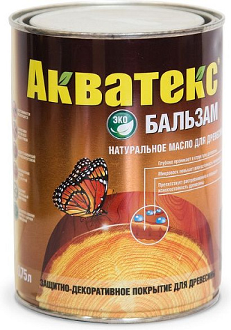 Масло натуральное Акватекс Бальзам, иней, 0.75л купить в СОМ