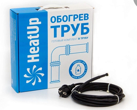 Кабель саморегулирующийся HeatUp 10 SeDS2 в трубу 5м (с сальником 1/2 и 3/4) купить в СОМ