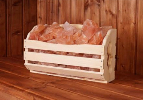 Корзинка с гималайской солью 300х130х270 настенная купить в СОМ