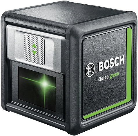 Лазерный уровень BOSCH Quigo green + MM2 0.603.663.C00, самовыравнивающийся купить в СОМ