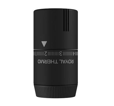 Термоголовка жидкостная М30 х1.5 RoyalThermo Design черный Soft Touch купить в СОМ