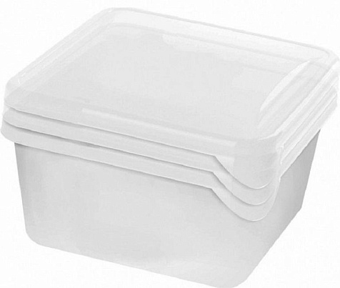 Контейнер для заморозки 0,75л 3шт  Plast Team Frozen купить в СОМ