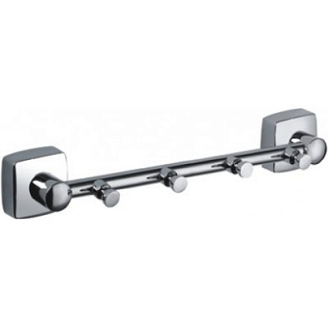 Крючок Fixsen Kvadro FX-61305-4, на планке 4 крючка купить в СОМ