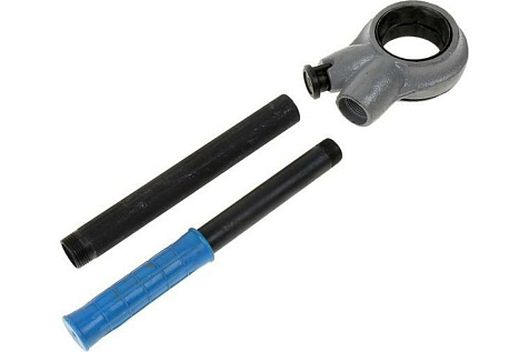 Трещотка СИБРТЕХ с удлинителем для клуппов 1/4"-1 1/4"  купить в СОМ