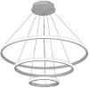 Люстра светодиодная InHome ESTETIKA RING 140W, 8400lm, 3-4-6K, 600х400х200, ПДУ, черный купить в СОМ