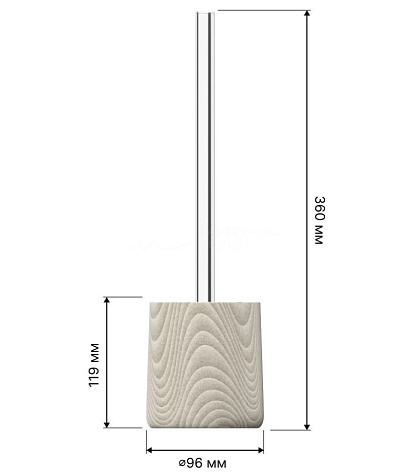 Ерш для туалета Fora Spline FOR-SPN025 купить в СОМ