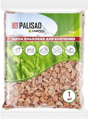 Щепа для копчения ольховая Palisad, 1л купить в СОМ