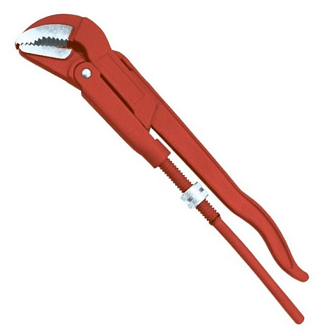 Ключ трубный BIBER Профи, 1.5", 45градусов, CrV купить в СОМ