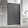 Дверь душевая Veconi VN55BT-110-05-C8, 110 х195 см, черный профиль, стекло 6 мм, в нишу купить в СОМ