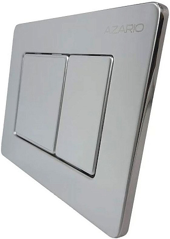 Кнопка для инсталляции Azario AZ-SS-003-CH, хром глянец квадратная купить в СОМ
