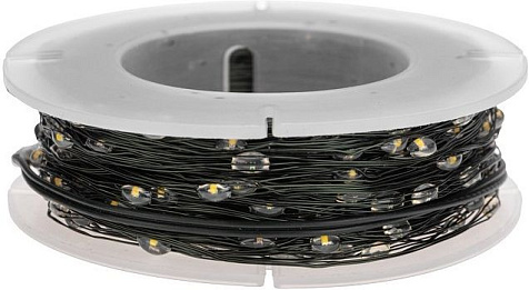 Гирлянда Neon-Night Роса 30м 300LED тепл. бел. IP20 провод зел. купить в СОМ