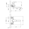 Смеситель для ванны Lemark Point LM0317C, латунь, хром купить в СОМ