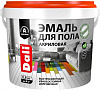 Эмаль акриловая Dali, для пола, серый, 0.9 кг купить в СОМ