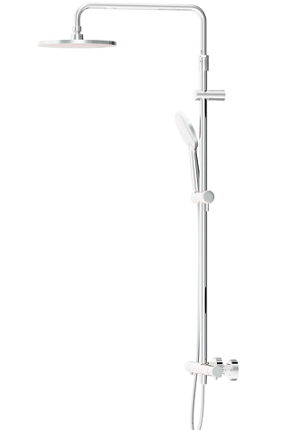 Система душевая Damixa Elara DX408541000, тропический душ, смеситель термостатический купить в СОМ
